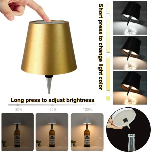 Wireless LED Wine Bottle Light