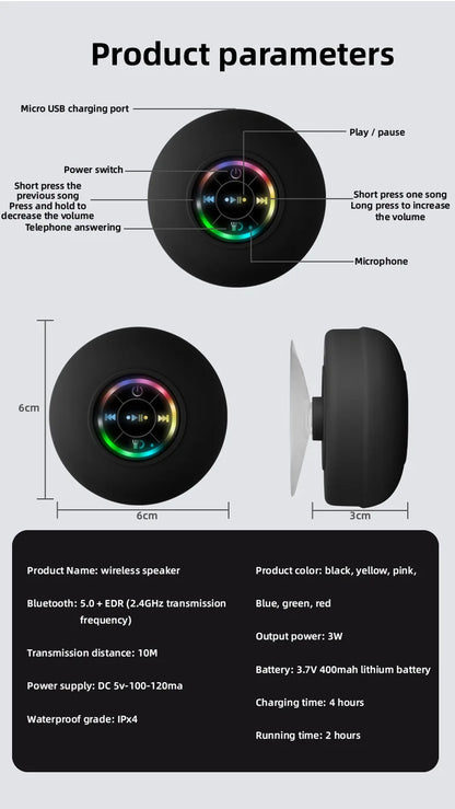 Mini Bluetooth Waterproof Speaker