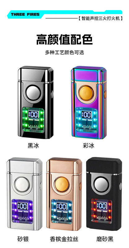 Gas-Electric Dual-Purpose Lighter
